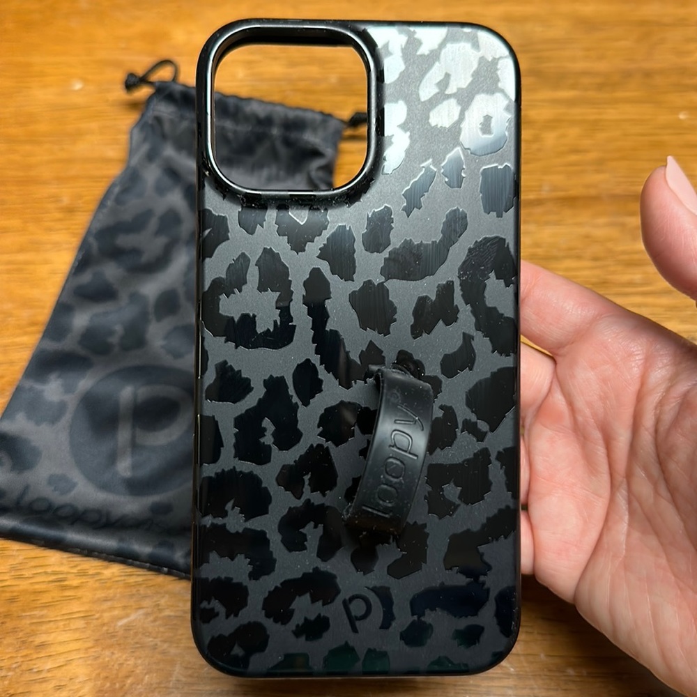 Loopy Case 13 Pro Max Lefty in Midnight Leopard